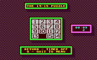 Screenshot for 14-15 Puzzle, The