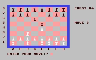 Screenshot for Chess-64 v2.8c
