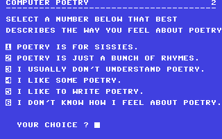 Screenshot for Computer Poetry