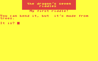 Screenshot for Dragon's Seven Riddles, The