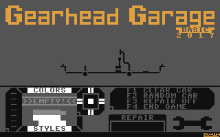 Screenshot for Gearhead Garage BASIC