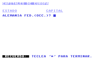 Screenshot for Geografía 64