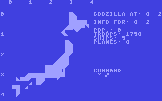 Screenshot for Godzilla!