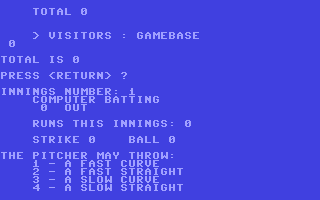 Screenshot for Home Run!