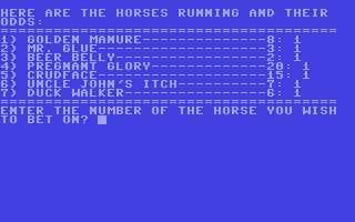 Screenshot for Horserace
