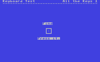 Screenshot for Keyboard Test