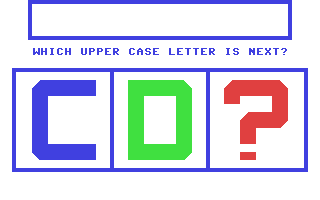 Screenshot for Kinder Koncepts 2 - What's Next/Letters or Numbers