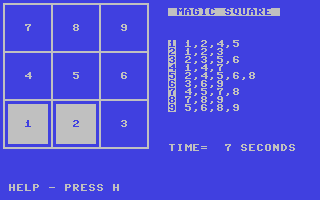 Screenshot for Magic Square