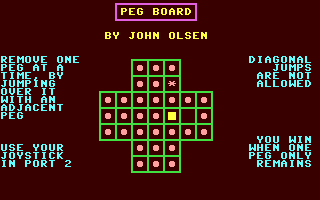 Screenshot for Peg Board