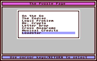 Screenshot for Puzzle Page #112, The