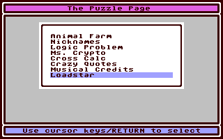 Screenshot for Puzzle Page #133, The