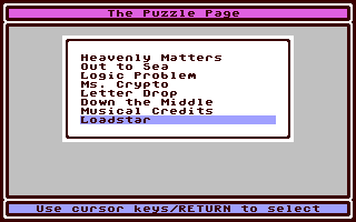 Screenshot for Puzzle Page #134, The