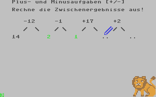 Screenshot for Rechenlöwe, Der - Fit in der Mathematik (1. Schuljahr)