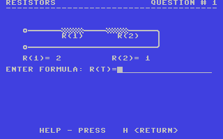 Screenshot for Resistors
