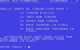 Screenshot for Route des pionniers