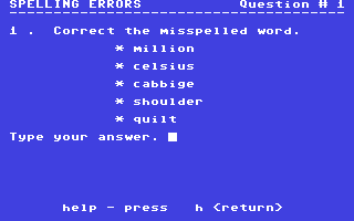 Screenshot for Spelling Errors 5