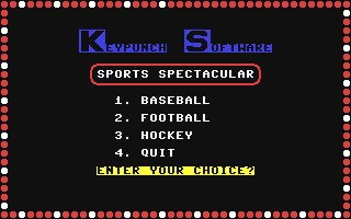 Screenshot for Sports Spectacular
