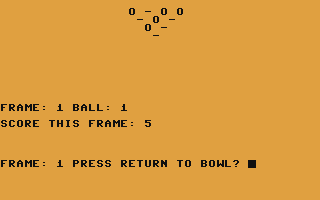 Screenshot for Ten Pin Bowling