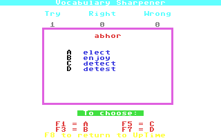 Screenshot for Vocabulary Sharpener