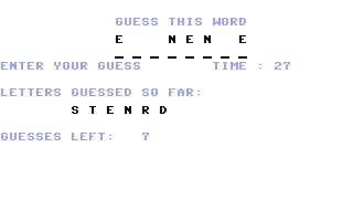 Screenshot for Word-Guess