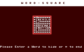 Screenshot for Word-Square