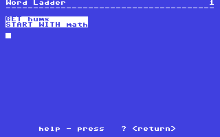 Screenshot for Word Ladder