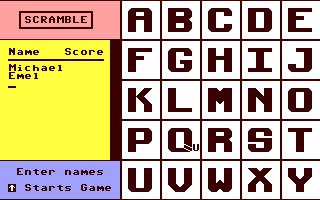 Screenshot for Word Scramble 64