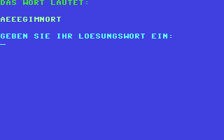 Screenshot for Wortspiel II