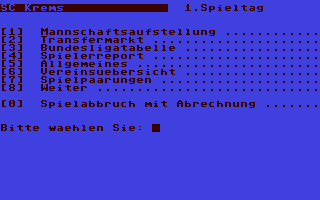 Screenshot for Bundesliga 88/89