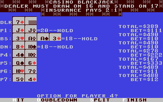 Screenshot for Casino Blackjack