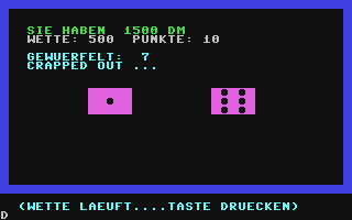 Screenshot for Craps
