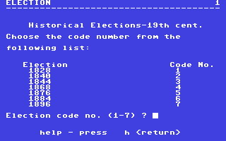 Screenshot for Election