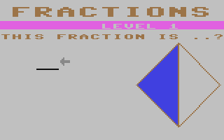 Screenshot for Fractions Program - Number One - Know Your Fractions