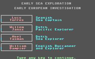 Screenshot for Ladders to Learning - Explorers I - Early Sea Exploration