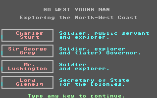 Screenshot for Ladders to Learning - Explorers VI - Go West Young Man