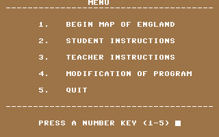 Screenshot for Map of England