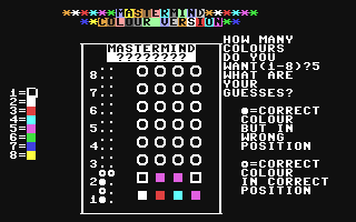 Screenshot for Mastermind