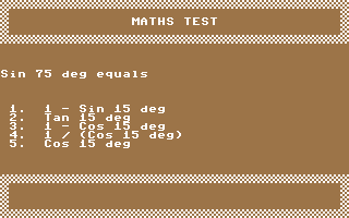 Screenshot for Mathematics Test - 'O' Level