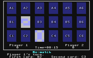 Screenshot for Memorizer 64!