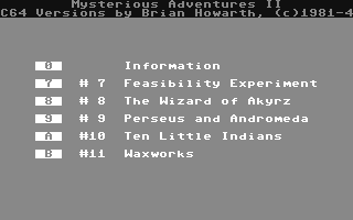 Screenshot for Mysterious Adventures II