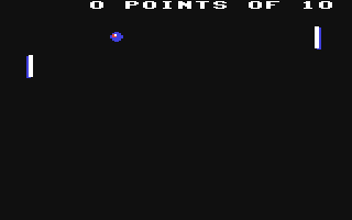 Screenshot for Pong-C64