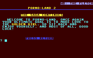 Screenshot for Porno-Land II - The Saga Continues
