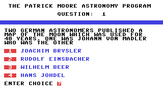 Screenshot for Patrick Moore Astronomy Program, The