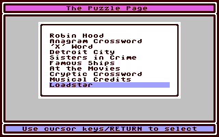 Screenshot for Puzzle Page #107, The