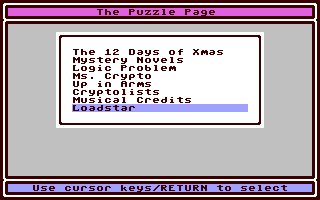 Screenshot for Puzzle Page #127, The