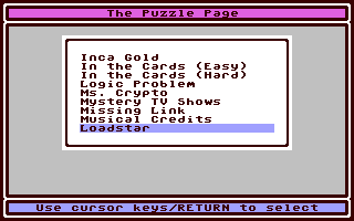 Screenshot for Puzzle Page #129, The