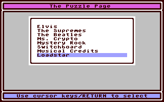 Screenshot for Puzzle Page #132, The