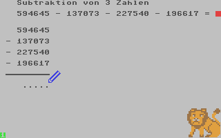 Screenshot for Rechenlöwe, Der - Fit in der Addition und Subtraktion (3./4. Schuljahr)