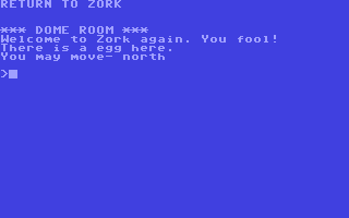Screenshot for Return to Zork