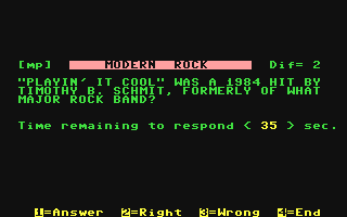 Screenshot for Rock'n Roll Trivia - Volume 4